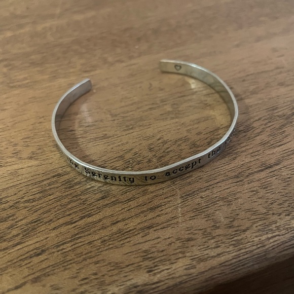 God Grant Me the Serenity to Accept the Things I Cannot Change Cuff Bracelet. - Picture 2 of 4